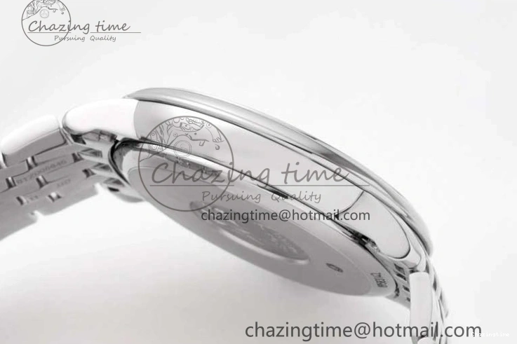 0228 De Ville SS DIWF 1:1 Best Edition Light Blue Dial SS Markers on SS Bracelet MIYOTA TopPick 7850